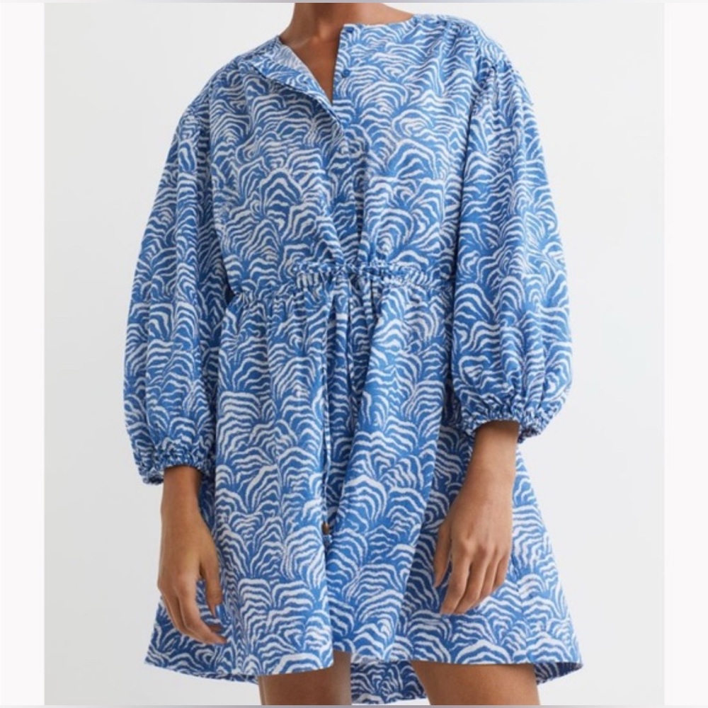 Linen Blend Dress